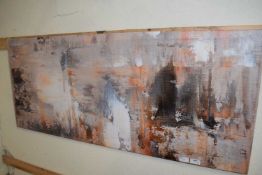 Graphic Art print on canvas, 50 x 120cm