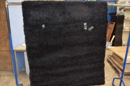 Home Deco Meadow tufted floor rug, 120 x 170cm, black