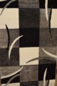 Diamant Paco Home black and white floor rug, 2ft 8ins x 4ft 11ins