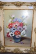 Follower of Marcel Dyf (French, 20th century) flower study, gouache, signed 'Marcel' framed and