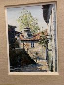 Moreira Aguiar (Portugese, 20th century) 'Monchique Algarve', oil on board, signed, framed