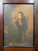 After Carl Berhard Schloesser (German, 19th / early 20th century), inscribed on verso : 'Oeldruckaus