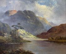 Francis E. Jamieson (British,19th century), 'Loch Earn - Perthshire', oil on canvas, signed, 16.