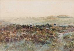 Miller Smith, R.B.A (British, 1862-1937), 'Pretty Corner, Sheringham',1884, watercolour, signed,