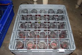 Two crates containing approximately fifty mixed glasses to include Guinness pint glasses and