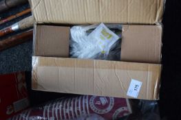 Box of grab and go lemon fresh wipe sachets, approx 1000 in the box