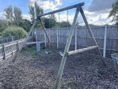 Childrens swing set (buyer to dismantle and remove and make good afterwards)
