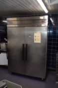 Inomak commercial refridgeration unit, width 143 cm, height 210 cm, depth 82 cm