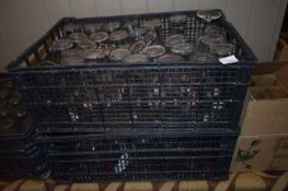 2 crates of branded pint glasses