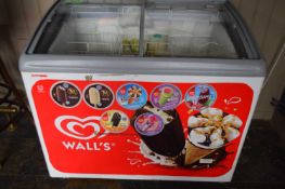 Walls advertising ice cream/display freezer