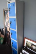 Probe tower locker cabinet, height approx 178 cm, width 30 cm, depth 30 cm