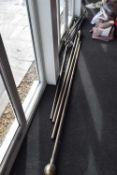 Mixed lot of curtain poles