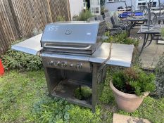 Three burner gas barbecue
