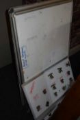 Mixed lot of 3 white boards