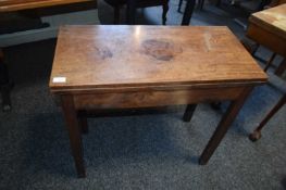 Vintage fold top card table