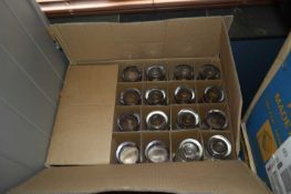Box containing 24 Maltsmiths branded pint glasses
