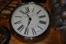 Modern 14 inch wall clock
