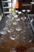 Approx 25 varying sized coffee glasses