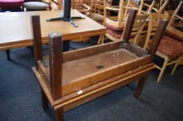 2 coffee tables 110 cm x 45 cm, height 48 cm