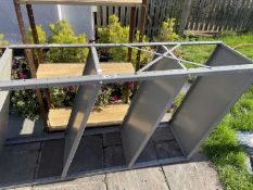 2 garage shelving units (a/f)