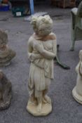 Composite garden statue, height approx 80cm