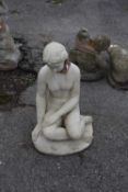 Composite garden statue, height 50cm