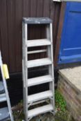 Five rung stepladder