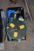 Draper Stormforce pressure washer together with hose reel