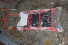 As new three step safety ladder