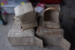 Quantity of vintage fruit picking crates