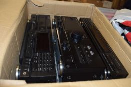 Three Hi-Fi systems all being Kenwood, no speakers included