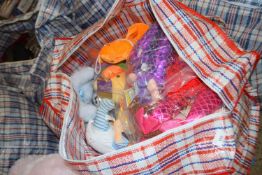 Bag containing mixed toys