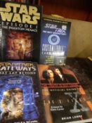 12 sci-fi/space related books to include Star Trek Gateways, What lay beyond, The X files, The Truth