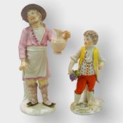 Meissen und Fürstenberg, Figuren-Konvolut