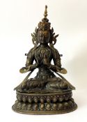 Alter Bronzebuddha