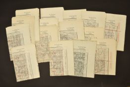 Ensemble de cartes allemandes. German maps. 