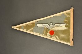 Fanion de voiture d officier de la Heer. Heer car pennant. 