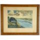 Lithographie "Landschaft mit Schiffen" - Bild 1 aus 6
