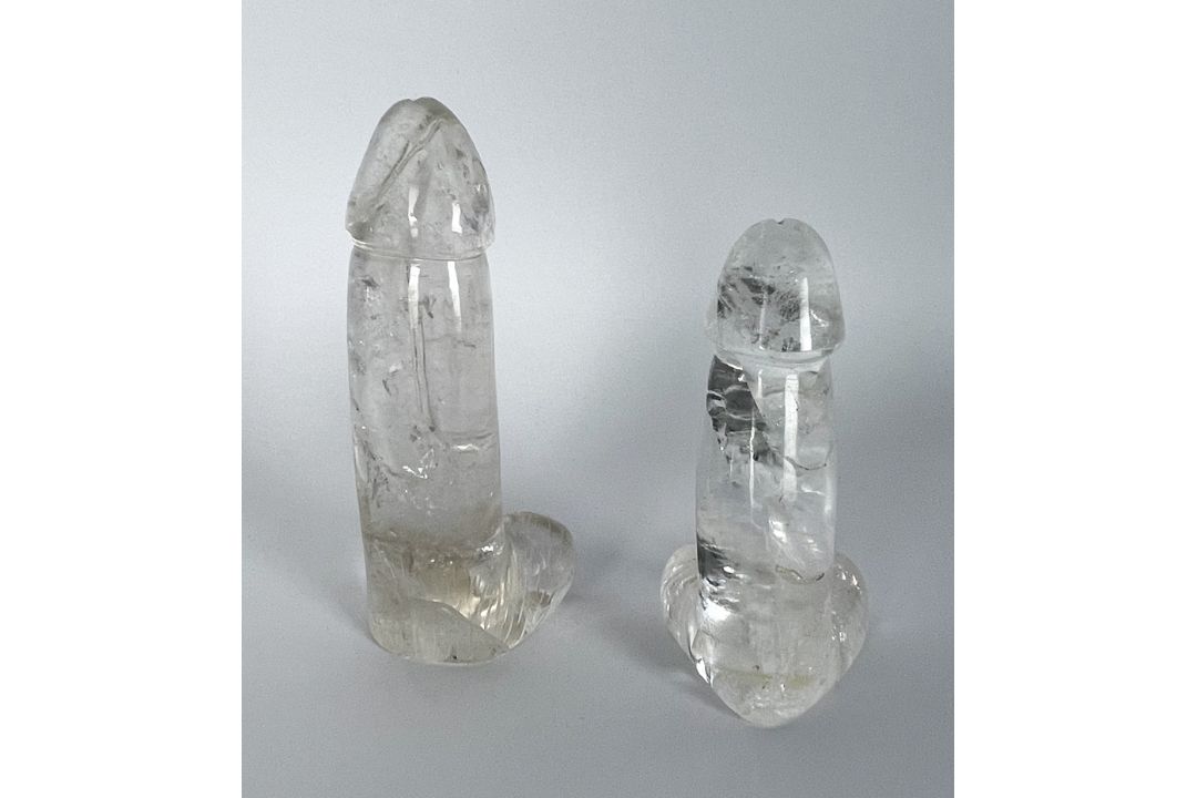 Paar Bergkristall Phallus  - Bild 2 aus 5