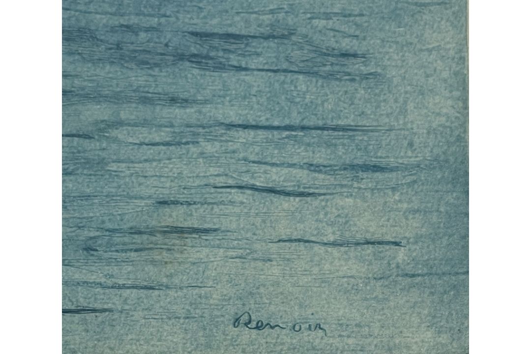 Lithographie "Landschaft mit Schiffen" - Bild 3 aus 6