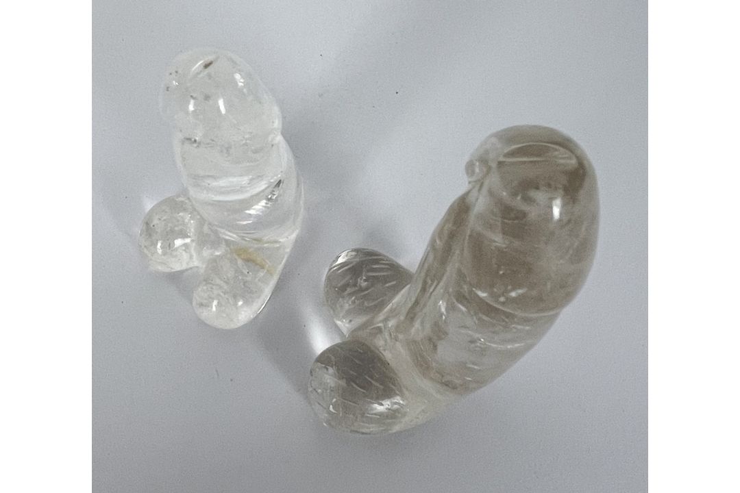 Paar Bergkristall Phallus  - Bild 5 aus 5