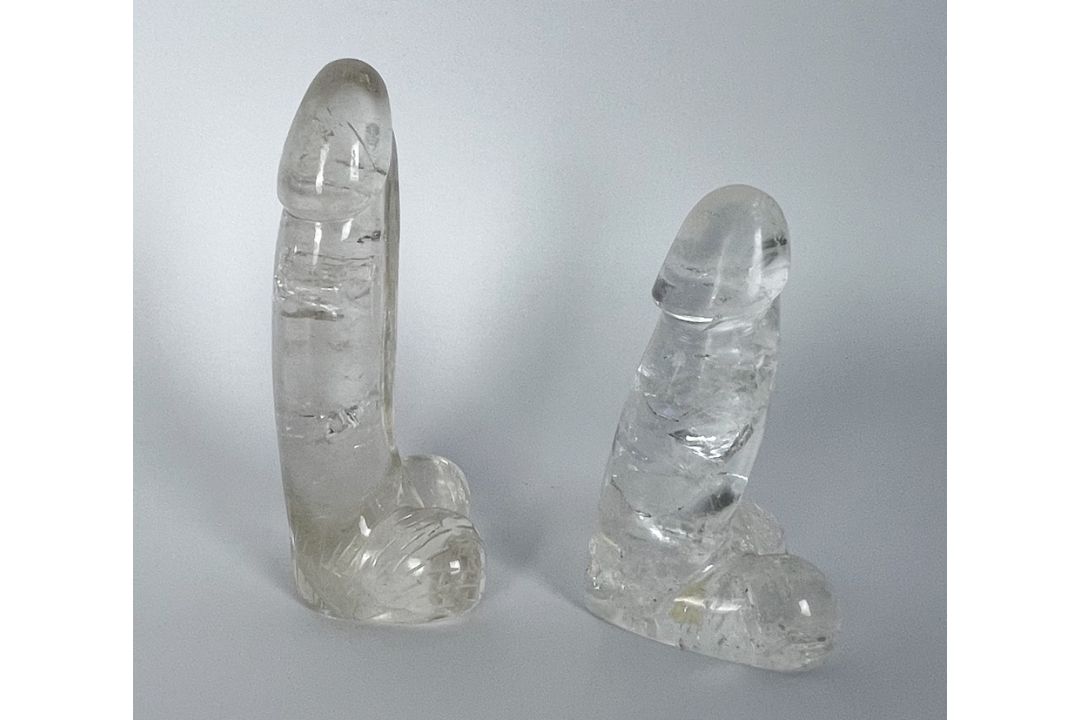 Paar Bergkristall Phallus  - Bild 1 aus 5