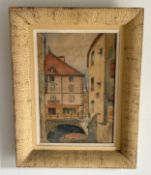 Aquarell " Stadtansicht"