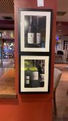 Set of 2 framed pictures