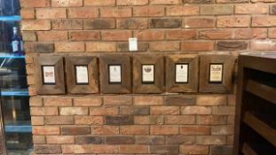 Pictures framed Wall of 6