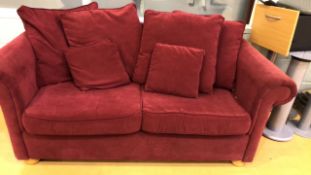 Burgundy Sofa