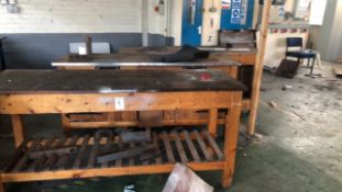 Wooden Work Benchs x3