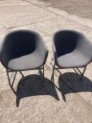 Republic of Fritz Hanson tub chairs x2