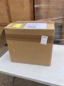 Box of branded mouse mats