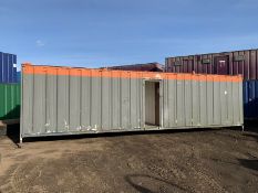 32ft Portable Toilet Block Drying Room Office Site Cabin Container